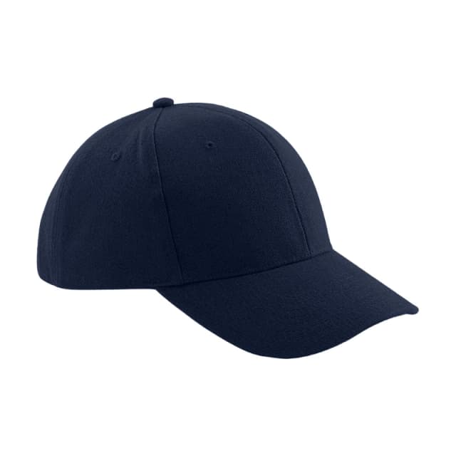 Beechfield Beechfield Men Pro-Style Heavy Brushed Cotton Baseball Cap Headwear in Mid Navy Mid Navy One Size Male 5055747773712