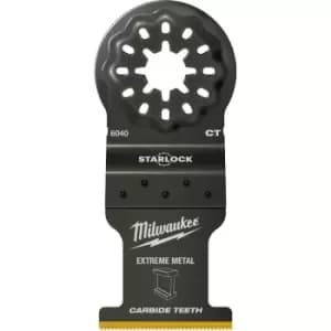 Milwaukee Starlock Oscillating Multi Tool Plunge Carbide Saw Blade 35mm Pack of 1