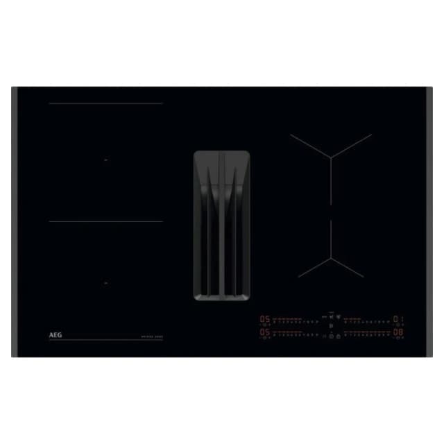 AEG 6000 Bridge TH84CB03FB 81cm Induction Hob - Black - For External / Recirculation Ventilation