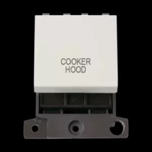 Click Scolmore MiniGrid 20A Double-Pole Ingot Cooker Hood Switch White - MD022PW-CH