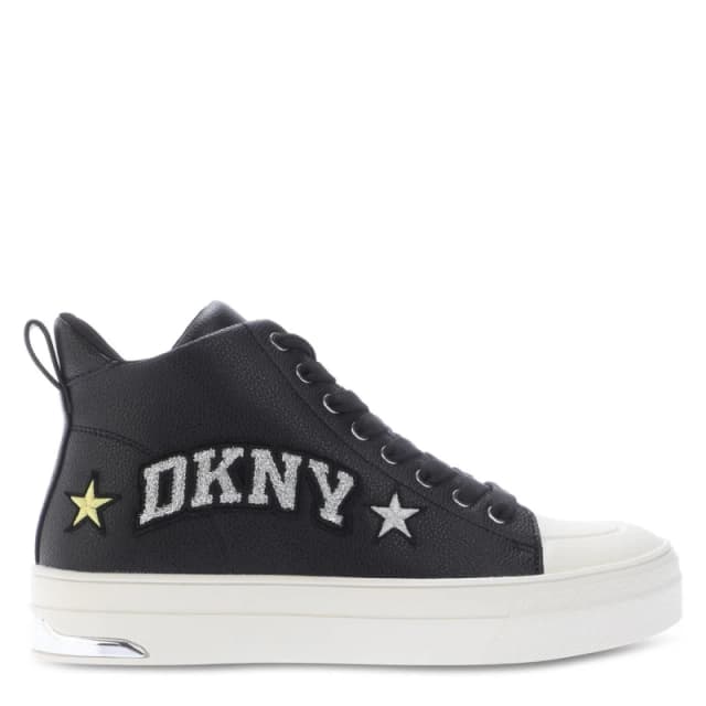 DKNY Yaser Star Lace Up Boots Black female UK 4