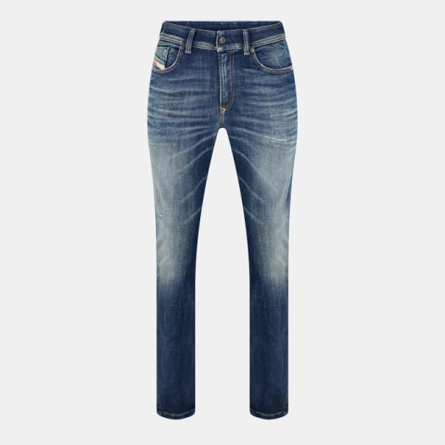 Diesel Sleenker Skinny Jeans Blue Denim male 27W R