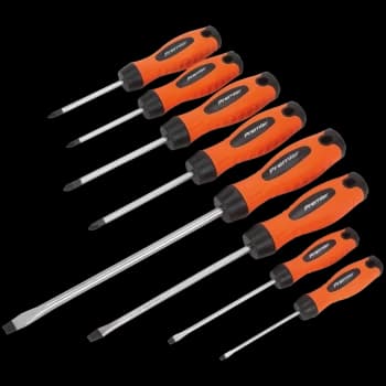 Sealey 8 Piece Hi Vis Screwdriver Set
