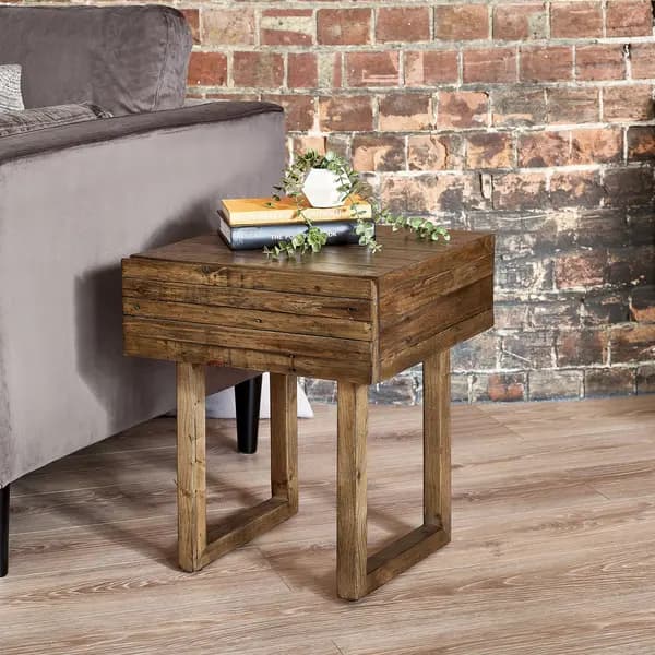 Woburn 1 Drawer Lamp Table Brown