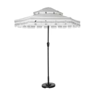 Connie Outdoor 2 Tier Tilt Umbrella Grey