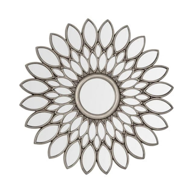 Premier Housewares Lyra Wall Mirror Silver
