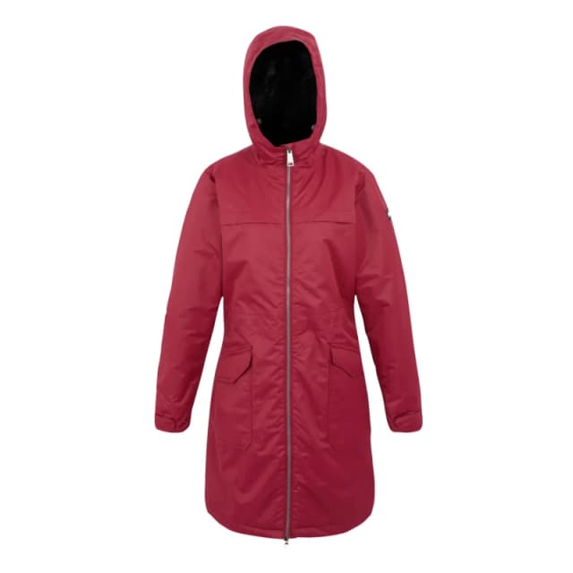 Womens waterproof hooded jacket Regatta Romine II Rouge Female 36