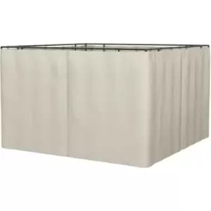 Outsunny 4 Pack Gazebo Replacement Sidewalls Privacy Panel for 3 x 4m Gazebo