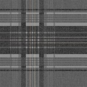 Superfresco Rhea Plaid Wallpaper Charcoal Paper
