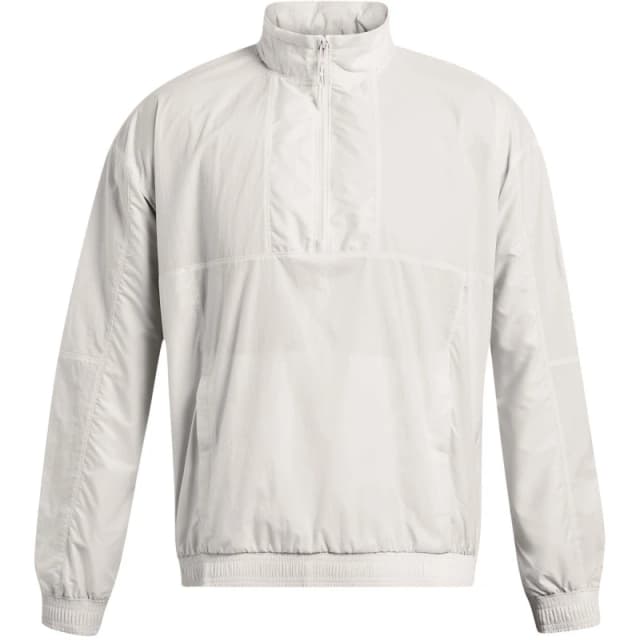 Under Armour Mens Curry Woven Weather-Resistant Athletic Fit Performance Training Jacket White male S
