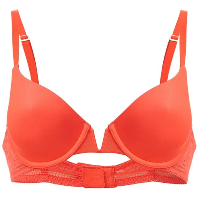 Wolford LIGHTLY LINED DEMI BRA Red female 32B