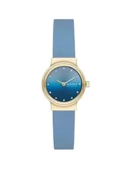Skagen Freja Lille Ladies Traditional Watches Lwg Leather, One Colour, Women