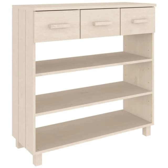 VIDAXL Console Table hamar Honey Brown 90x35x90cm Solid Wood Pine Vidaxl 8720286818107