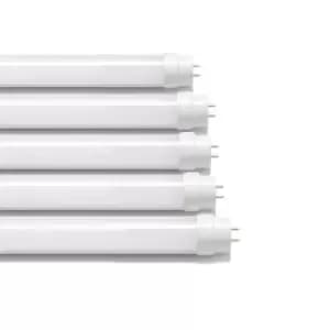 ENER-J Retrofit T8 9W 4000K LED Nano Plastic Tube 60cm 5 Pack