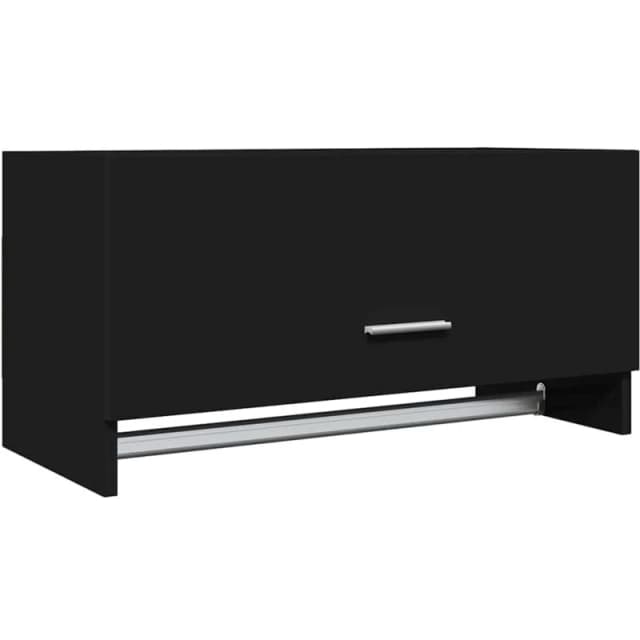 VIDAXL Wardrobe Black 70x32.5x35cm Engineered Wood Vidaxl 8720286609439