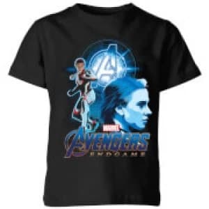 Avengers: Endgame Widow Suit Kids T-Shirt - Black - 11-12 Years