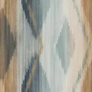 Next Abstract Ikat Orange Wallpaper