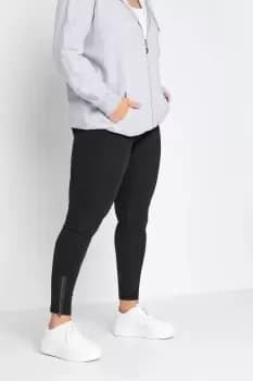 Zip Waist Leggings