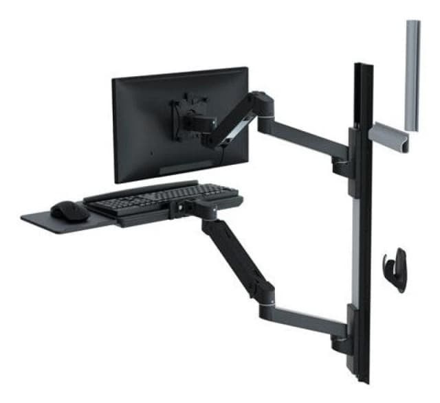 Ergotron Ergotron LX Pro Series 45-696-292 monitor mount / stand 86.4cm (34") Wall Black 45-696-292