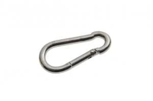 Wickes Bright Zinc Plated Carbine Hook 5mm Pack 2
