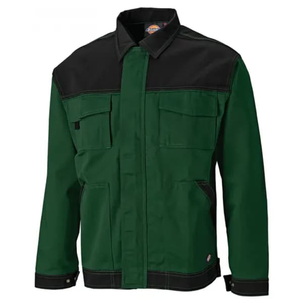 Dickies Mens Industry 300 Two Tone Jacket IN30010GNBM Colour: Green / Black