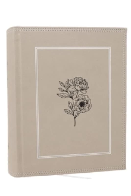 NKJV, Journal the Word Bible: Reflect, Journal or Create Art Next to Your Favorite Verses (Stone Leathersoft over board, Red Letter, Comfort Print) Ha