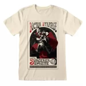 Dr. Strange In The Multiverse of Madness - Partners Unisex Large T-Shirt - Beige