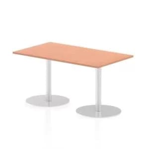Italia Poseur Table Rectangle 1400800 Top 725 High Beech