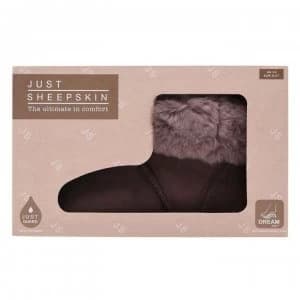 Just Sheepskin Just Albery Bootie - Coffee