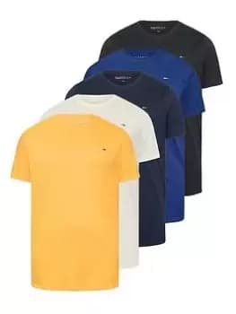 BadRhino 5pk Short Sleeve T-Shirts - Multi, Size 1Xl, Men