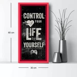 3060AHS-002 Multicolor Decorative Framed MDF Painting