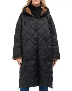 Barbour Portellen Hooded Quilted Coat