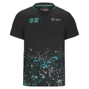 2022 Mercedes George Russell #63 Sports Tee (Black)