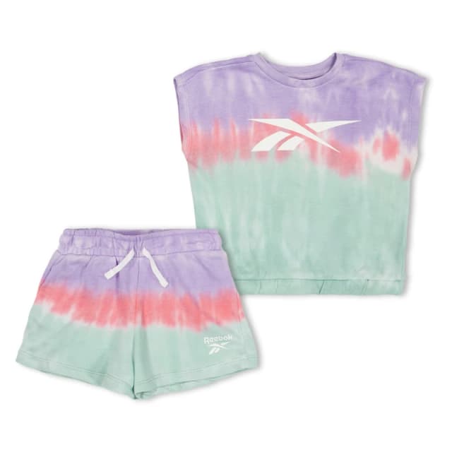 Reebok Kids Tie Dye Top and Trouser Set Tie Dye female 7-8 (S)