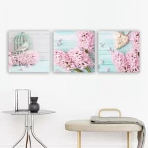 DRPRC41 Multicolor Decorative Canvas Painting (3 Pieces)