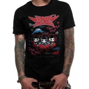 Babymetal - Black Pixel Tokyo Mens Large T-Shirt - Black