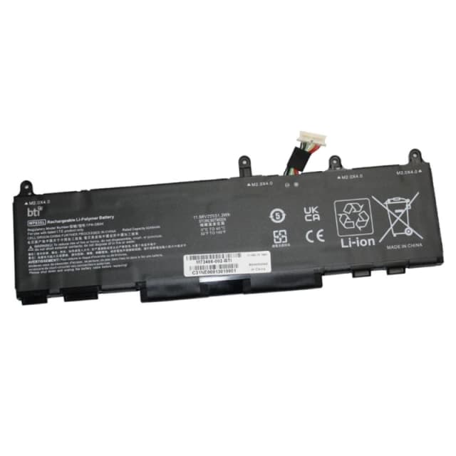 BTI BTI WP03XL compatible 51.3Wh 3-cell battery for HP Elite X360 Elitebook 830 Elitebook 840 Zbook Firefly 14 G9 16 G9 WP03XL-BTI