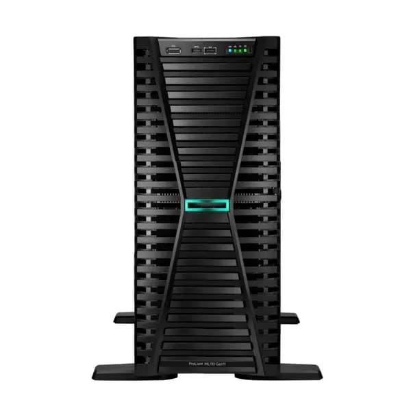 HPE ProLiant ML110 Gen11 Intel Xeon Silver 4510 12c 1P 64GB-R MR408i-o 2.5 SFF 960GB SSD 1000W 4.5U Tower Server P71670-035