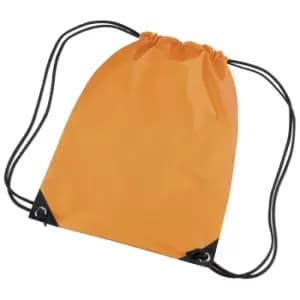Bagbase Premium Gymsac Water Resistant Bag (11 Litres) (Pack Of 2) (One Size) (Fluoresent Orange)
