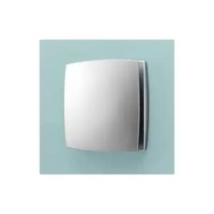 Breeze Wall Mounted Bathroom Fan With Timer And Humidity Sensor - Matt Silver - 31400 - Silver - HIB