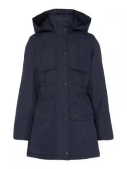 Barbour Girls Stratus Waterproof Hooded Jacket Blue