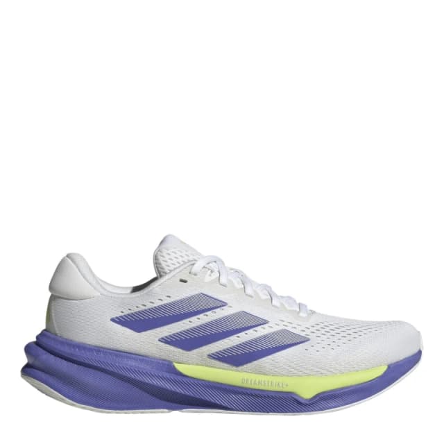 adidas Sprnv Strd Everyday Neutral Road Running Shoes Wht/Silver/Blue female 6 (39.3)