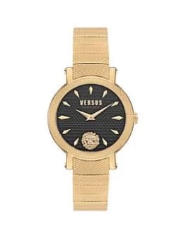 Versus Versace Weho Yellow Gold Blue Dial - Yellow Gold Bracelet