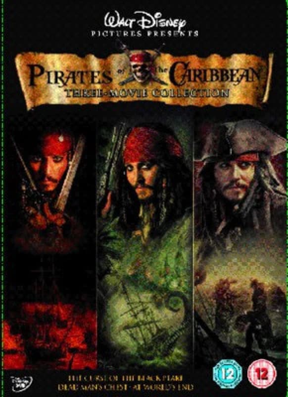 Pirates of the Caribbean Trilogy - DVD - Used