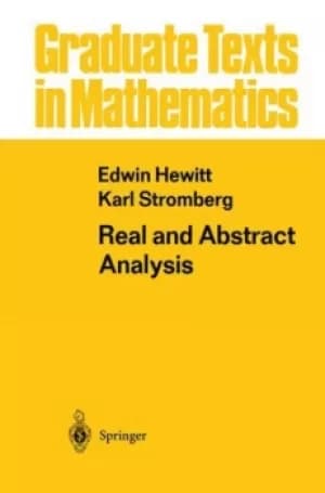 Real and abstract analysis by Edwin Hewitt
