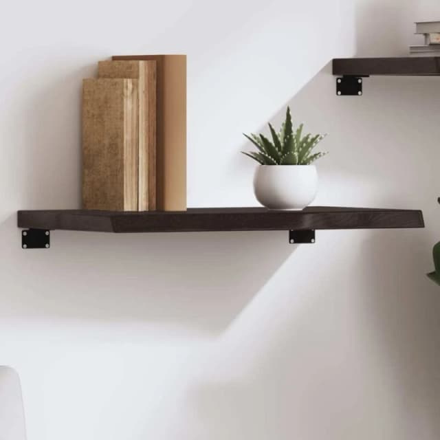 VIDAXL Vidaxl - Wall Shelf Dark Brown 60x30x(2-4) cm Treated Solid Wood Oak 8720845814861