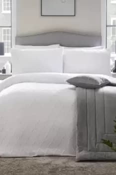 'Jeneva' Hotel Chic Textured Duvet Cover Set