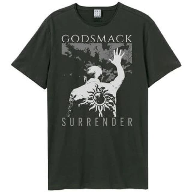 Amplified Amplified Men Surrender Godsmack T-Shirt in Charcoal Size: X-Small Charcoal XS Male 5063806408710
