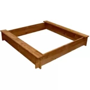Sandpit Wood Square Vidaxl Brown