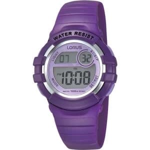 Lorus R2385HX9 Childrens Digital Chronograph Watch - Purple